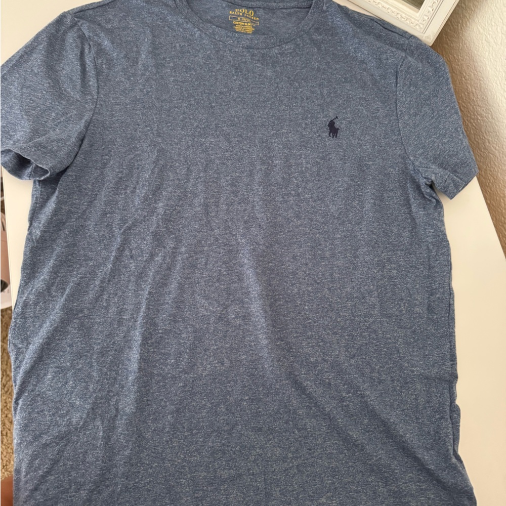 Men's Blue Polo by Ralph Lauren T-Shirt size M